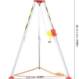 安全生產月談密閉空間準備救援三腳架的重要性