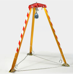 救援三腳架的環形保護鏈為何采用不銹鋼材質